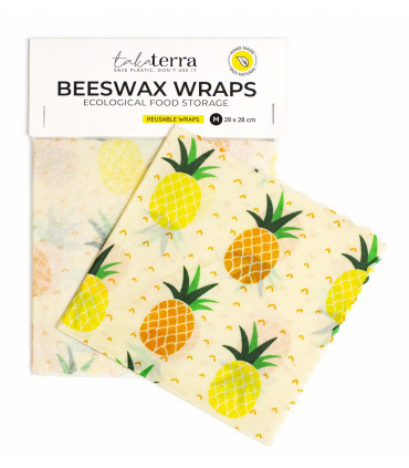 Beeswax wrap pineapple design