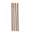 Pink Gold Stainless Steel Straws Set