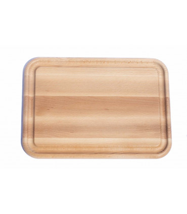 Large wooden cutting and serving board