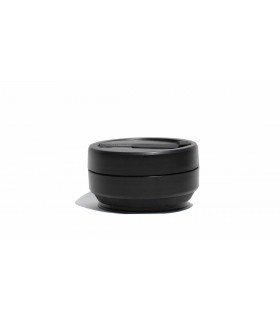 Tasse Stojo 355 ml repliée noire en silicone
