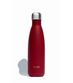 Qwetch Reusable water bottle Granite red colored 500 ml medium size