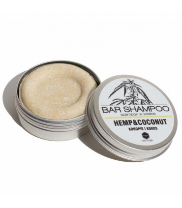 Coconut and hemp bar shampoo, Herbs & hydro