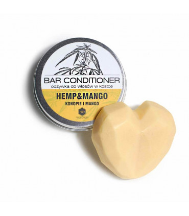 Solid conditioner bar mango and hemp Herbs&Hydro for dry and curly hair