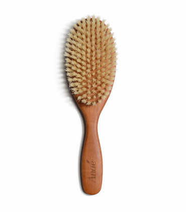 Pear wood flat brush for fine hair of Anaé