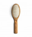 Oval Hairbrush - Olive Wood and Wooden Pins