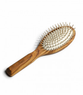 Vegan wooden hair brush for long hair of Anaé