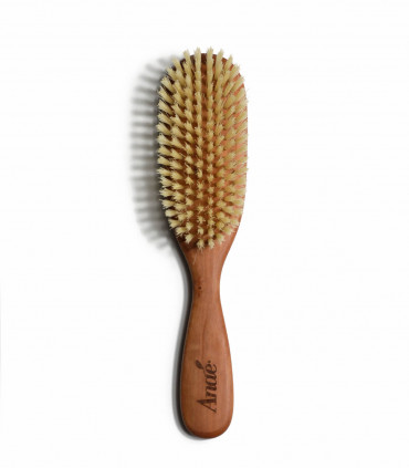 Wooden hair brush with natural bristles, Anaé