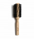 Round hairbrush made of wild board bristles and wood, Anaé