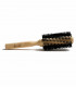 Round, wooden brush for hair, with wild board bristles, Anaé