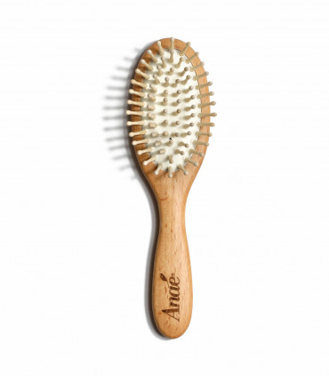 Small, wooden hairbrush of Anae