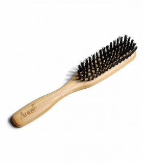 Natural hairbush made of beech wood and boar bristles