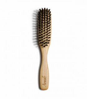 Fine hairbush made of beech wood and boar bristles