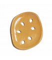 Ceramic Soap Dish "Button of Gold"
