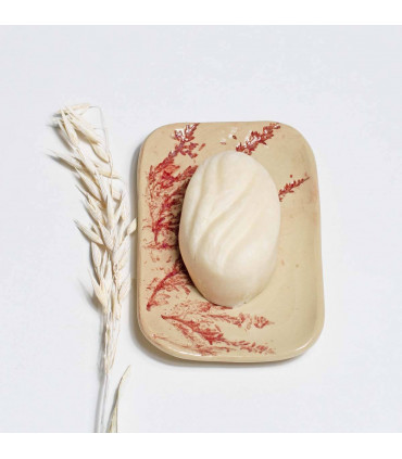 Porte savon en céramique rectangulaire, de Takaterra
