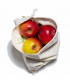 Medium sized produce organic cotton bag for fruits and vegetables