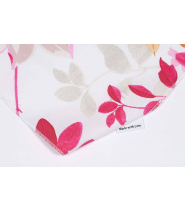Tissu pour emballer cadeau, fleur rose, 75x75cm, Takaterra