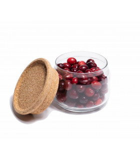 Glass Jar With Cork Lid for food storage - 0,5L, Ah Table