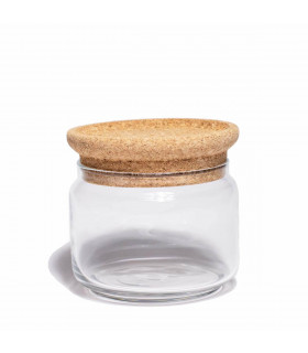 Glass Jar With Cork Lid for food storage - 0,5L