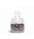 Small glass cookie jar 0,5L