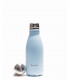 Bouteille isotherme en inox Qwetch pastel bleu 260 ml ouverte