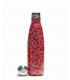 Reusable water bottle Medium Red flower Qwetch