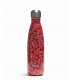 Bouteille Isotherme Inox - Fleurs Rouge 500 ml