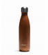Bouteille Isotherme Inox Bois - 500 ml