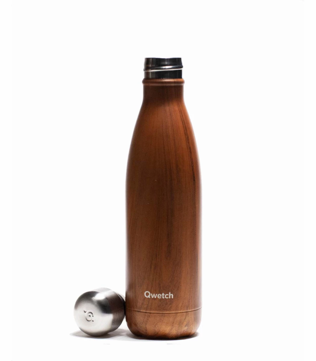 Bouteille Isotherme Bois - Inox, 500 ml