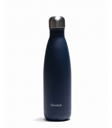 Reusable water bottle 500 ml granite blue Qwetch