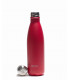 Metal bottle Medium Raspberry Red Qwetch