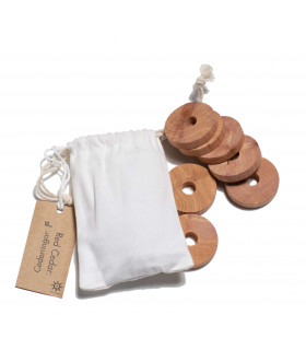 Cedar Wood Moth Repellent Clothes Discs