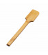 Scraping spatule made from organic bamboo