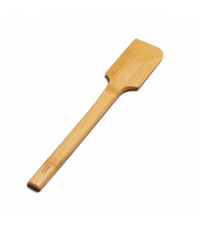 Scraping spatule made from organic bamboo