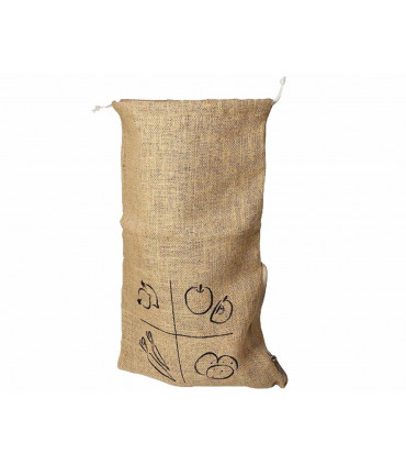 Extra large vegetable produce bag in jute