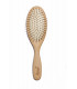 Beechwood hairbrush with wooden pins