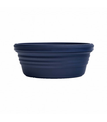 Collapsible Stojo dark blue lunch bowl