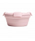 Stojo light pink collapsible lunch bowl