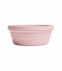 Collapsible, light pink lunch bowl of Stojo