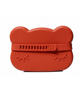 We might be tiny silicone snackie box for kids, rust