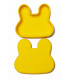 Jolie boîte à repas pour enfant en silicone jaune de We might be tiny