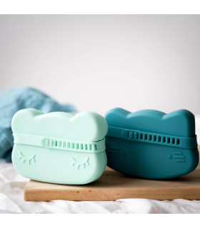 We might be tiny multifonctional lunch box for kids, minty green