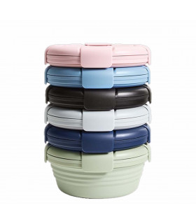 Stojo collapsible lunch boxes made of silicone