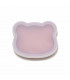 Dusty rose silicone suction bowl with lid, We might be tiny