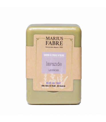 Savonnette Marius Fabre, à l'huile d'olive, parfumée à lavande