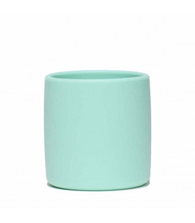 Baby grip cup made of silicone, minty green We might be tiny