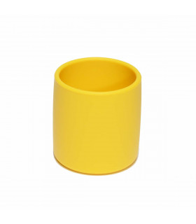 Tasse jaune pour enfant en silicone We might be tiny
