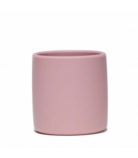 Silicone grip cup for babies, dusty pink, We might be tiny