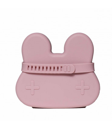 We might be tiny silicone snackie box for kids, dusty rose