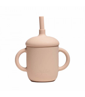 Silicone-made, Sippy cup with a straw, Wheat, My Chupi