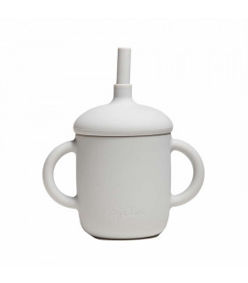 Silicone-made, Sippy cup with a straw, Pearl, My Chupi